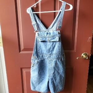Honors Blue Denim Urility Overalls SHORTS with Adjustable Straps